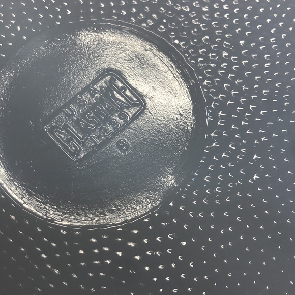 Vintage Glasbake Jeanette Coordinate divided dish turquoise & brown J239 - Picture 8 of 8